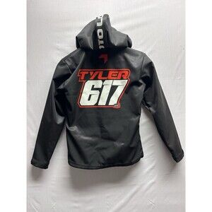 Moto Loco YL Kids Black Softshell Motorcycle Dirt Bike Racing Jacket “Tyler 617”